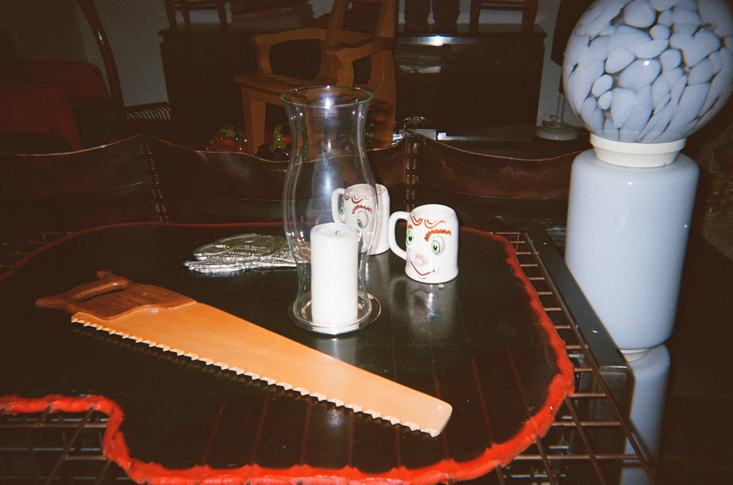 Carved Wood Hand Saw