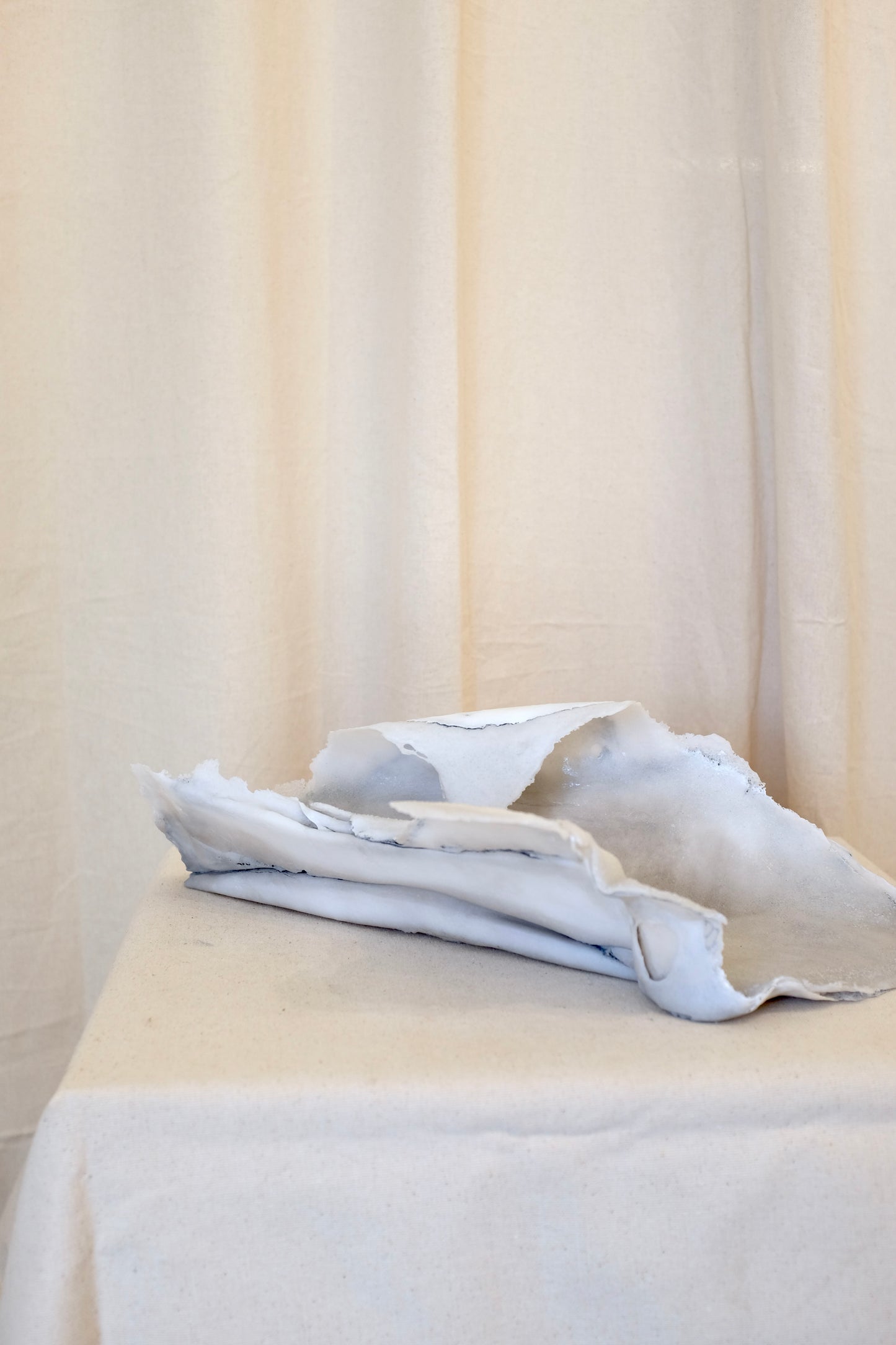 Pate de Verre Layered Glass Sculpture, Fahan McDonagh