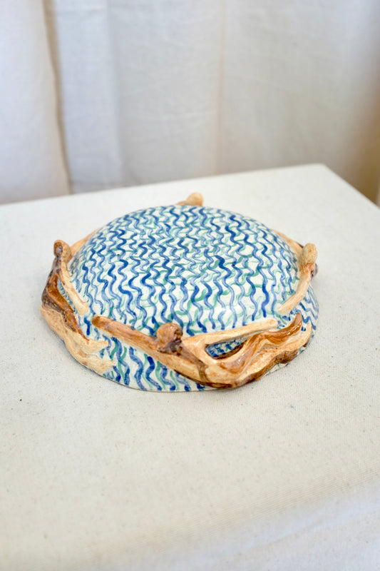 The Many, Small Wide Bowl, Art Pottery, Marilyn Andrews