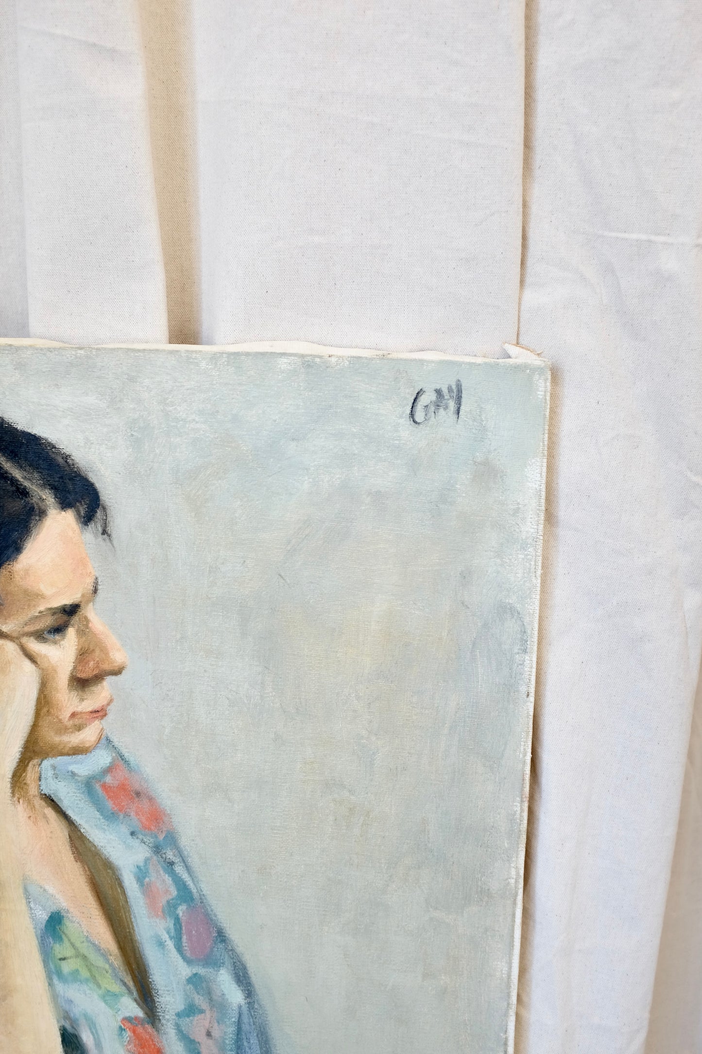Portrait of a Woman in Her Robe, Virginia Tito Gay