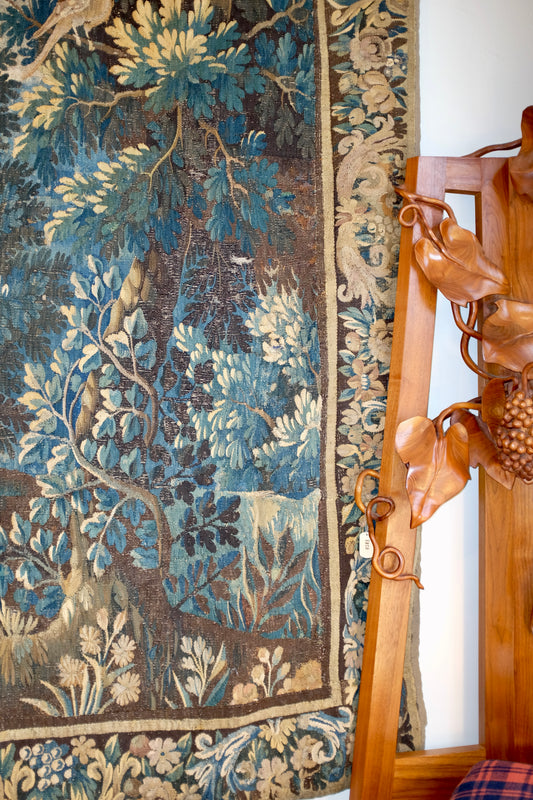 European Verdure Tapestry, 19th Century, Wool