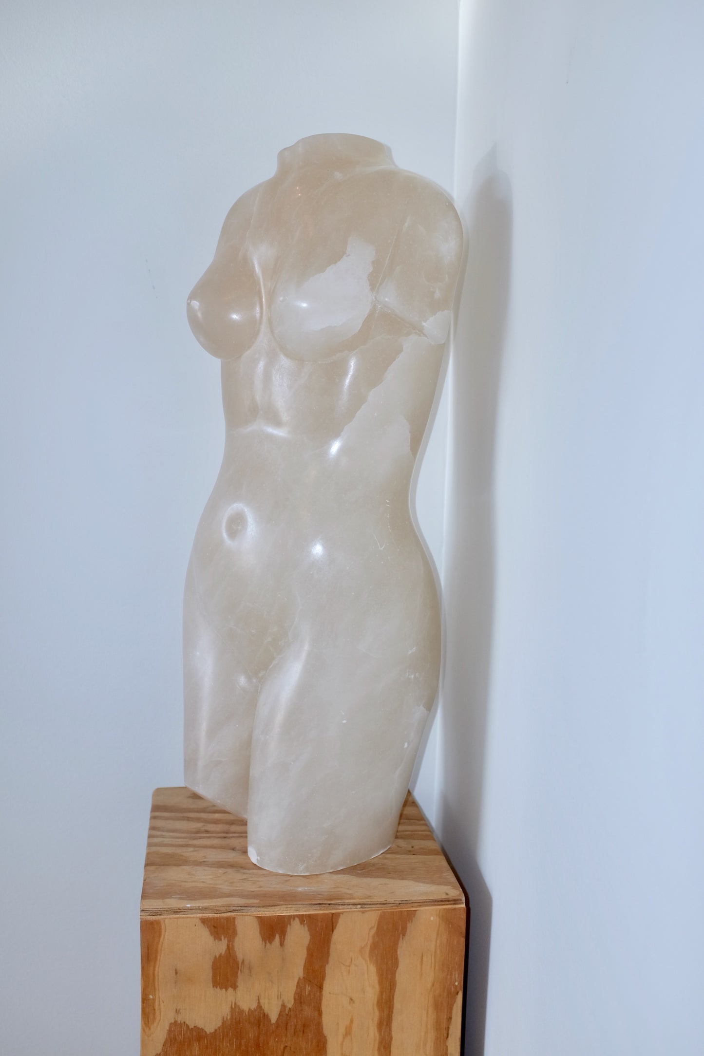 25" Alabaster Female Figure