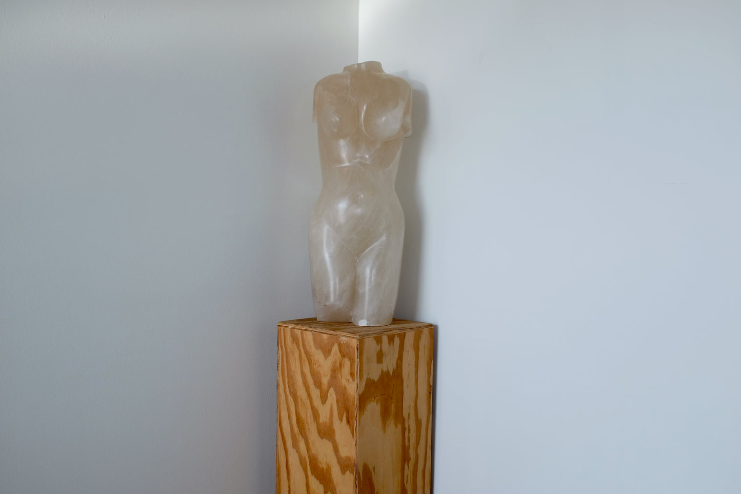 25" Alabaster Female Figure