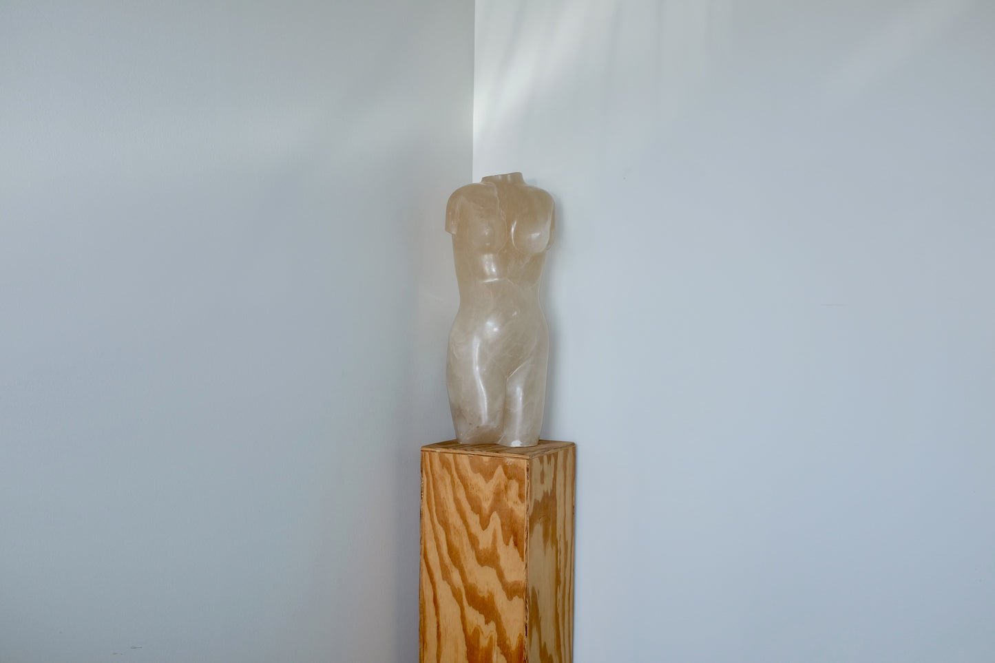 25" Alabaster Female Figure
