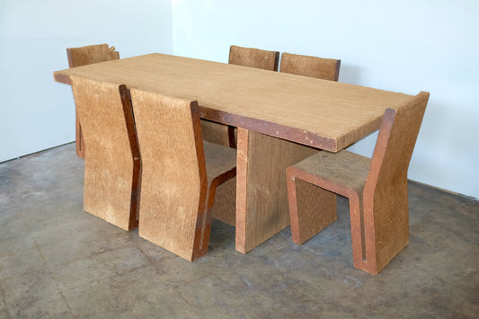 Easy Edges Dining Set, Frank Gehry