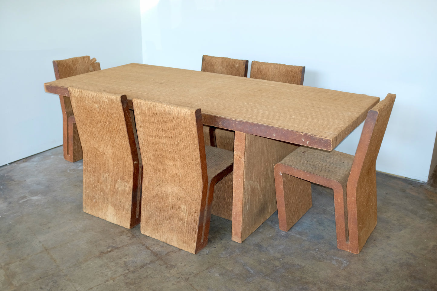 Easy Edges Dining Set, Frank Gehry