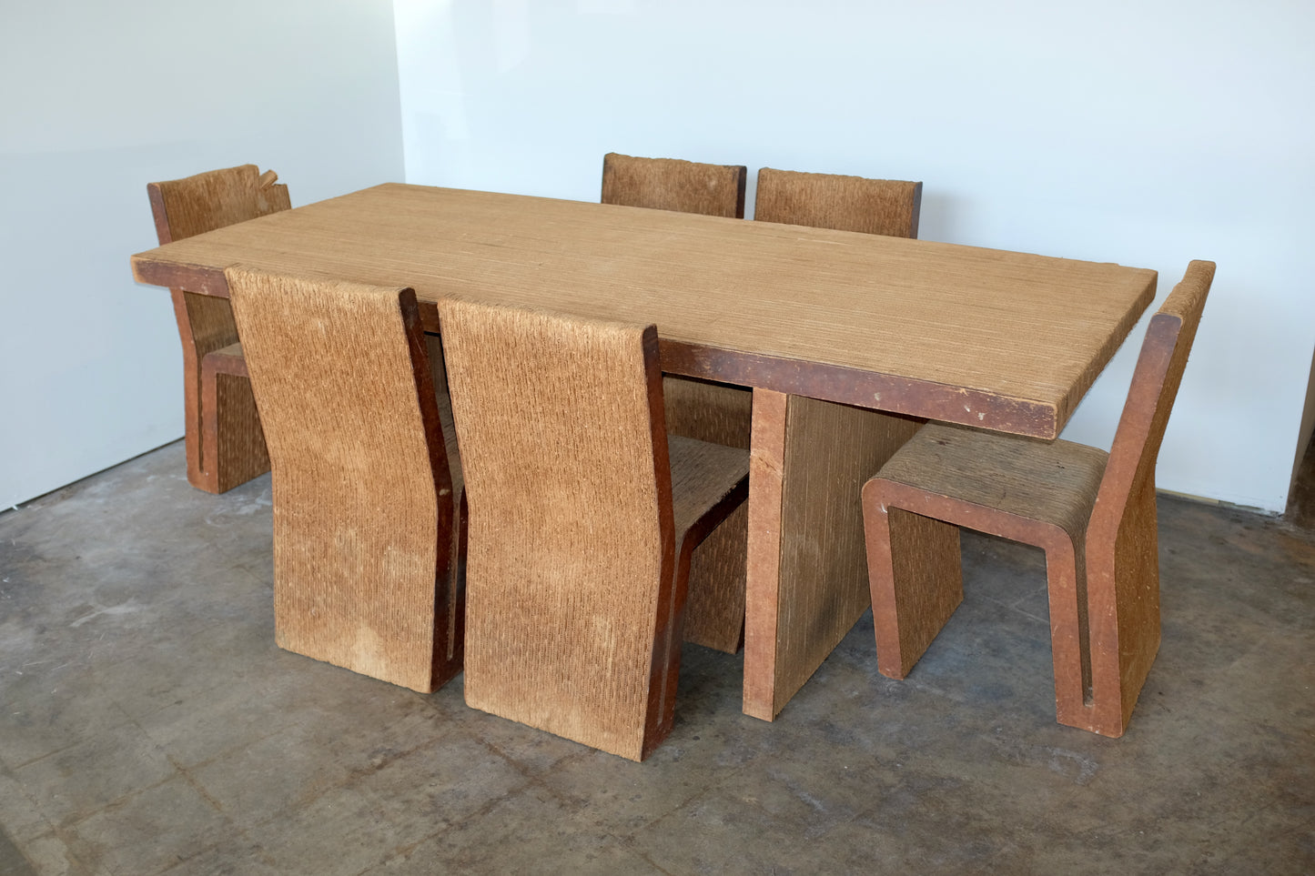 Easy Edges Dining Set, Frank Gehry