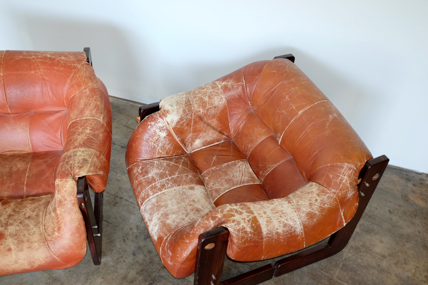 Percival Lafer Leather Chairs