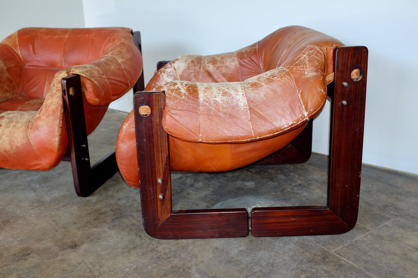 Percival Lafer Leather Chairs