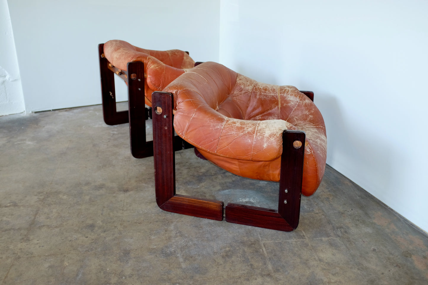 Percival Lafer Leather Chairs