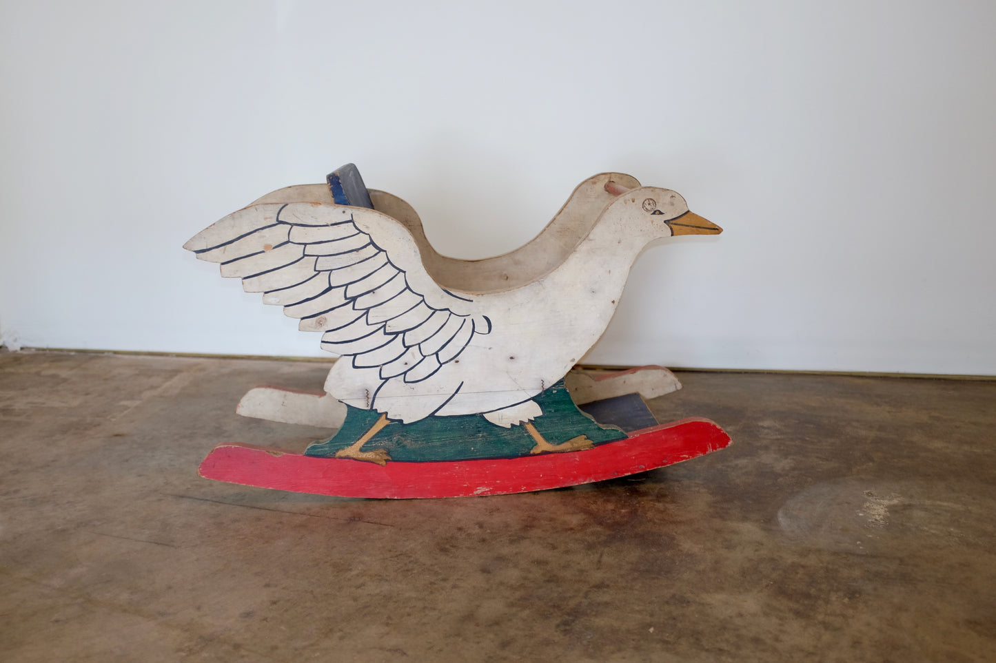 Antique Wood Goose Child's Rocker