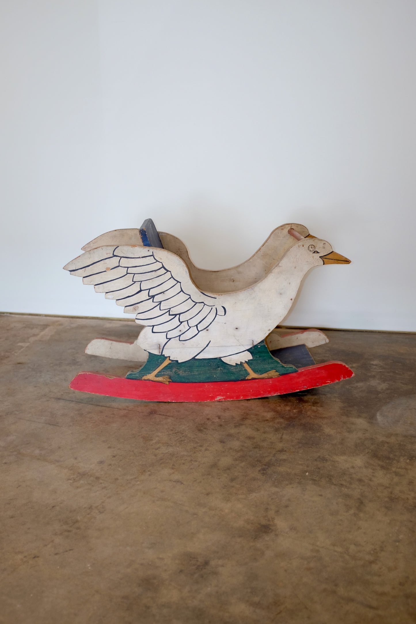 Antique Wood Goose Child's Rocker