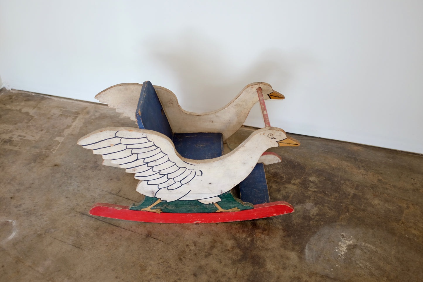 Antique Wood Goose Child's Rocker