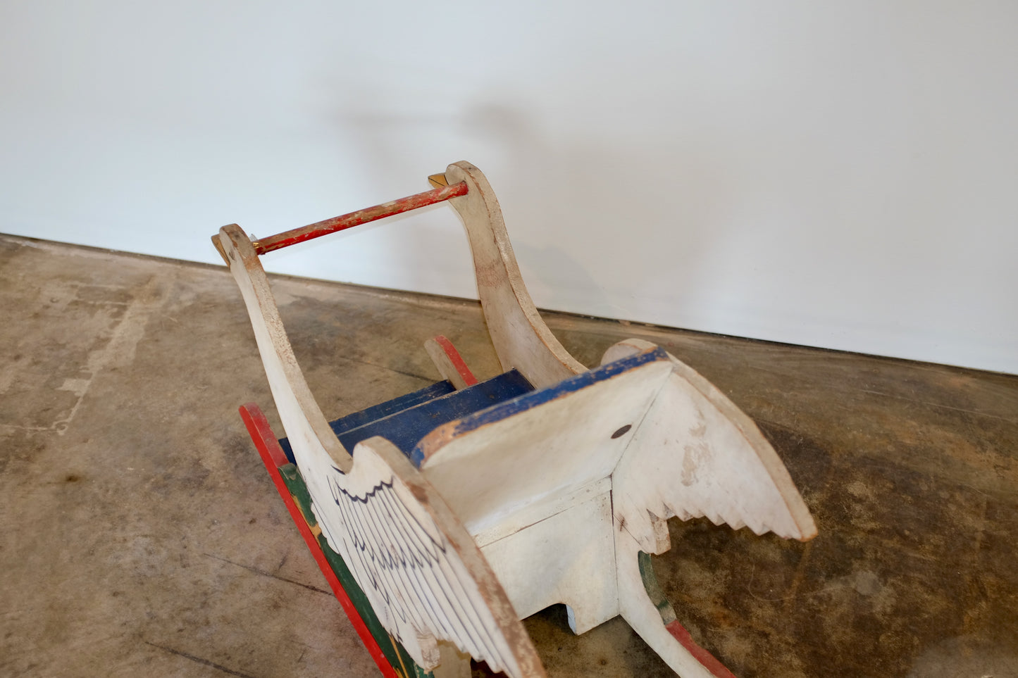 Antique Wood Goose Child's Rocker