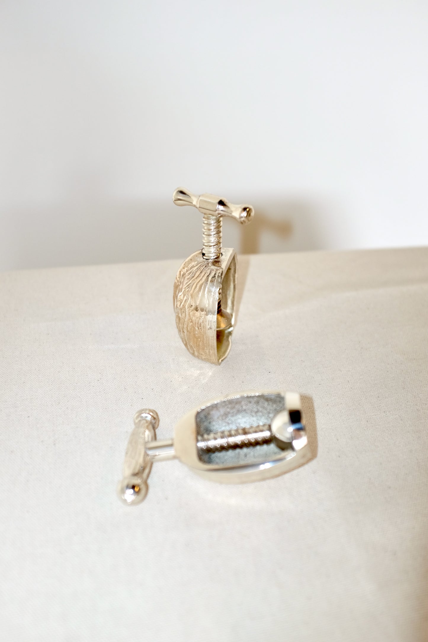 BMF West Germany and Christofle Walnut Form Nut Crackers