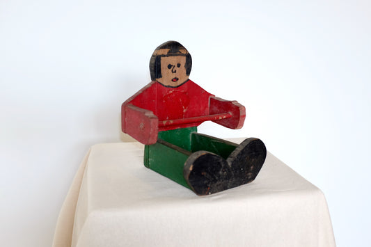 Folk Art Towel Holder