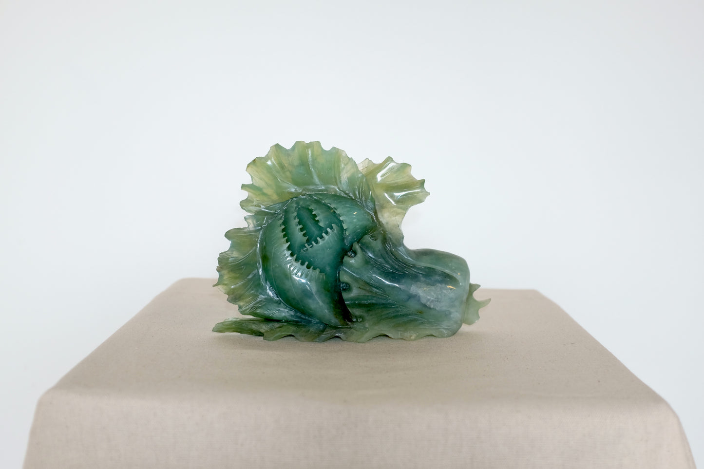Finely Carved Jade Bok Choy