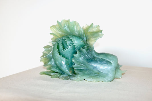 Finely Carved Jade Bok Choy