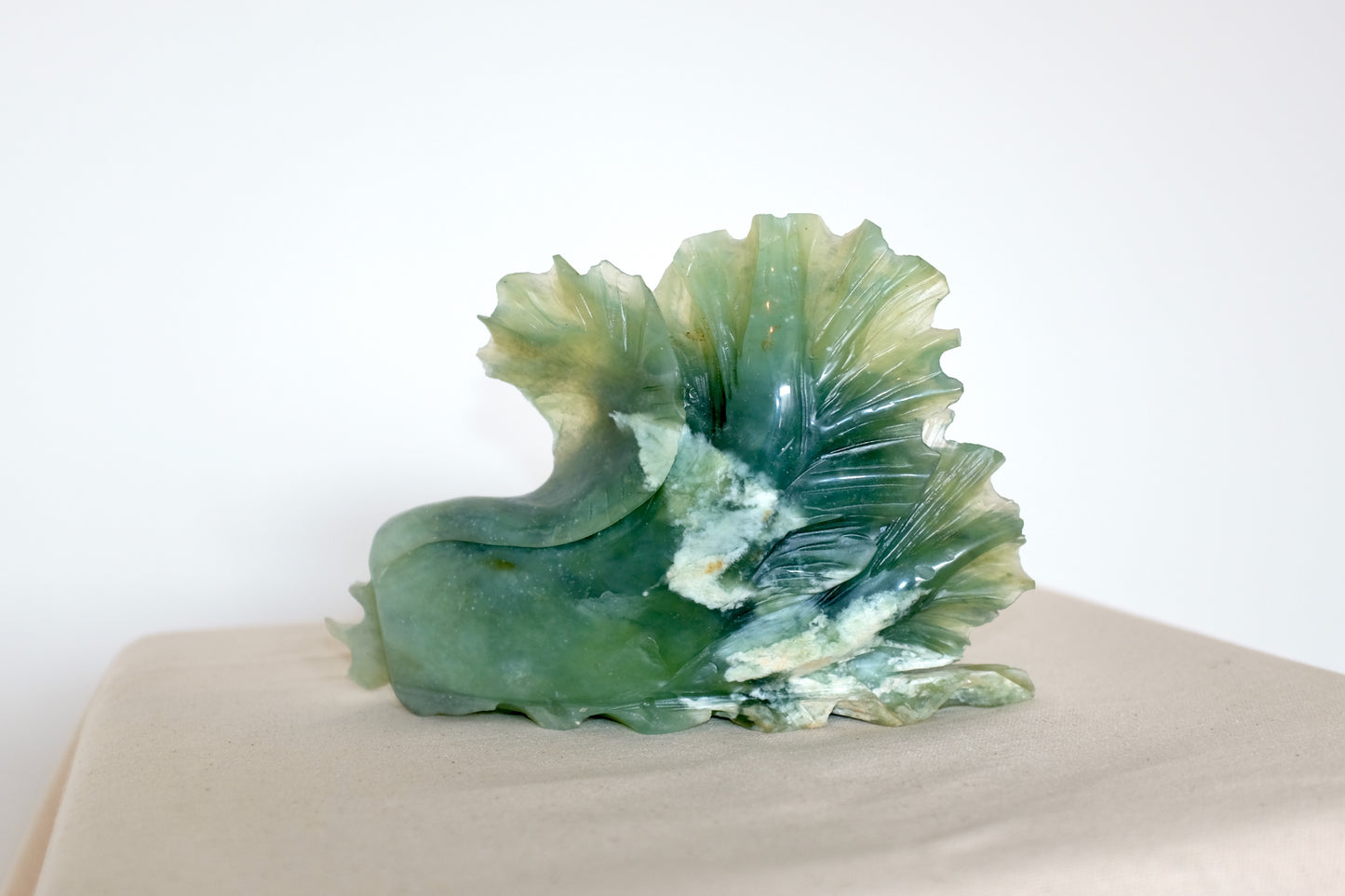 Finely Carved Jade Bok Choy