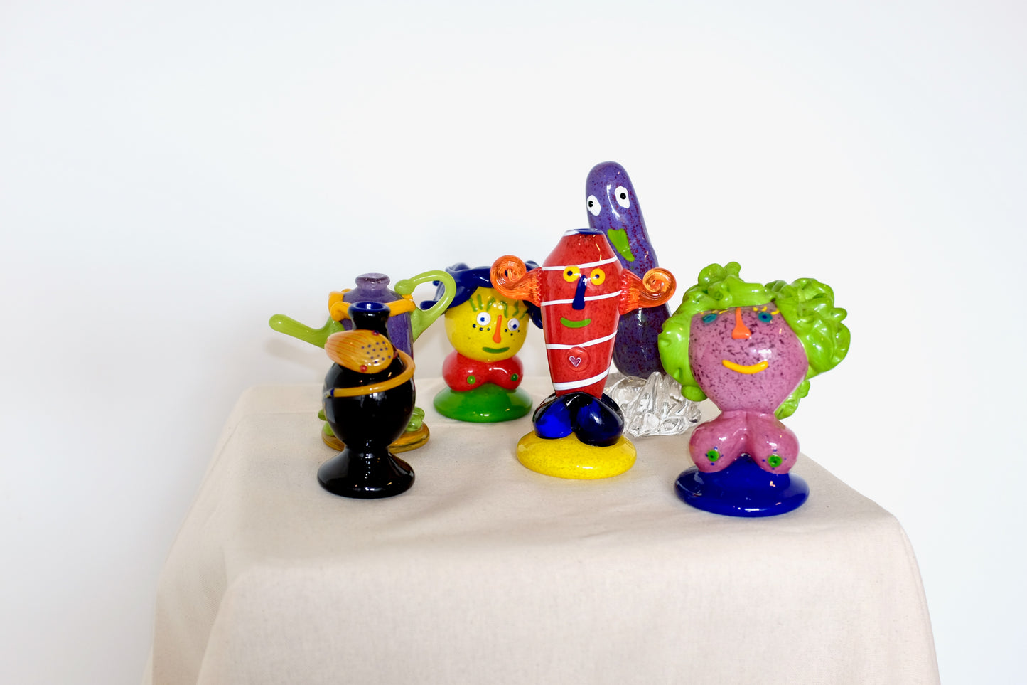 Art Glass Figural Sculptures