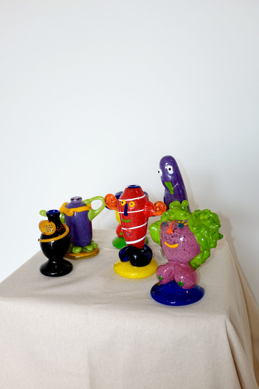 Art Glass Figural Sculptures