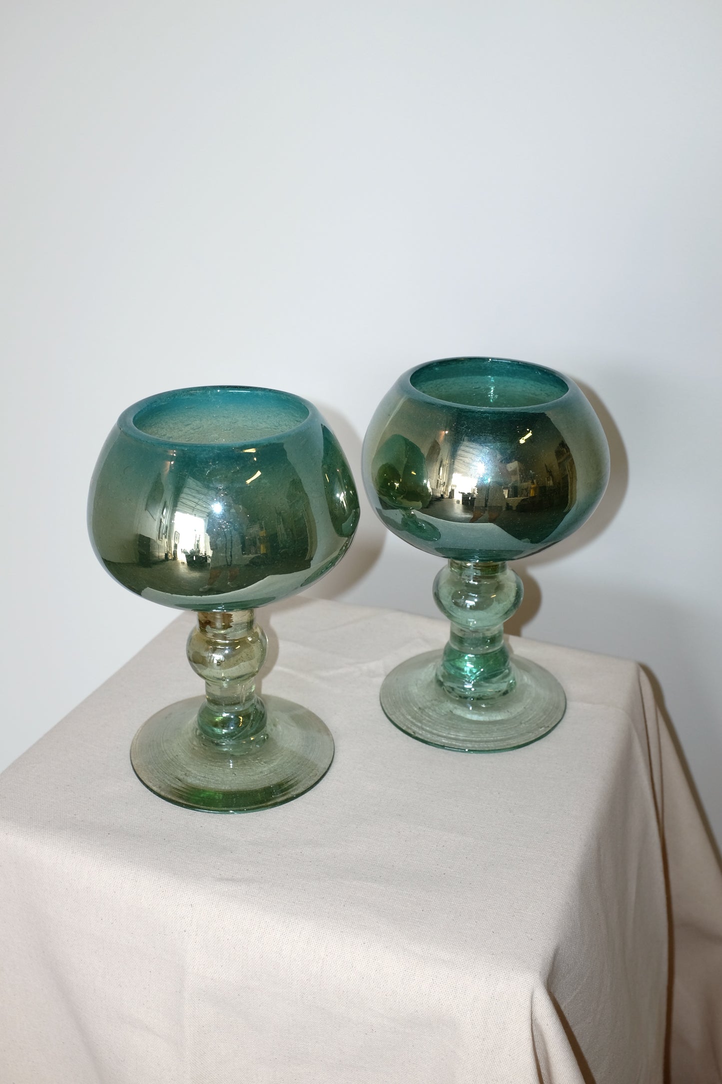Iridescent Vessel Pair