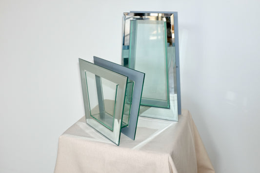 Mirror Angular Vases