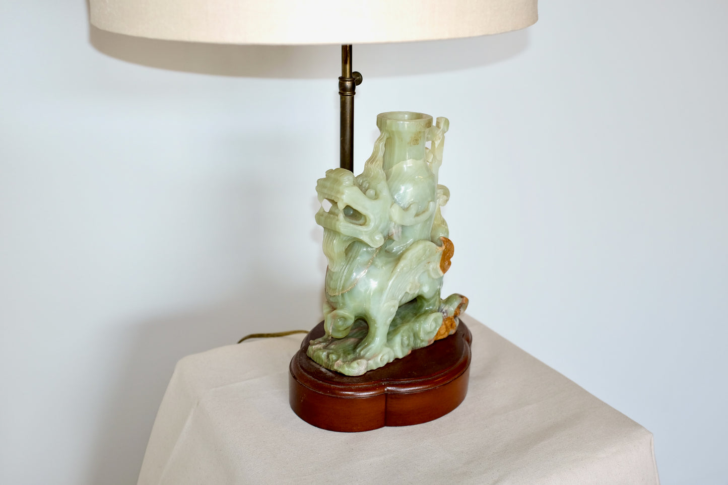 Chinese Soapstone Lamp