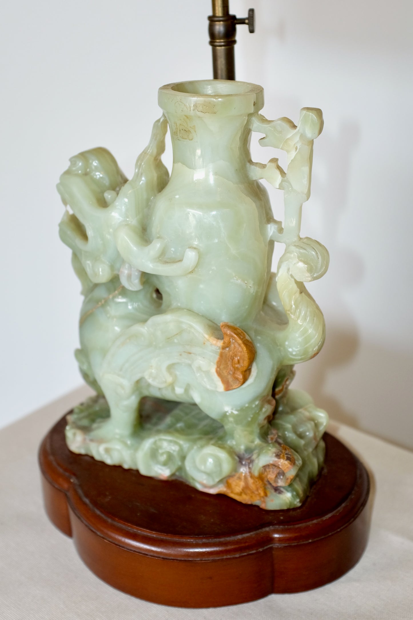 Chinese Soapstone Lamp