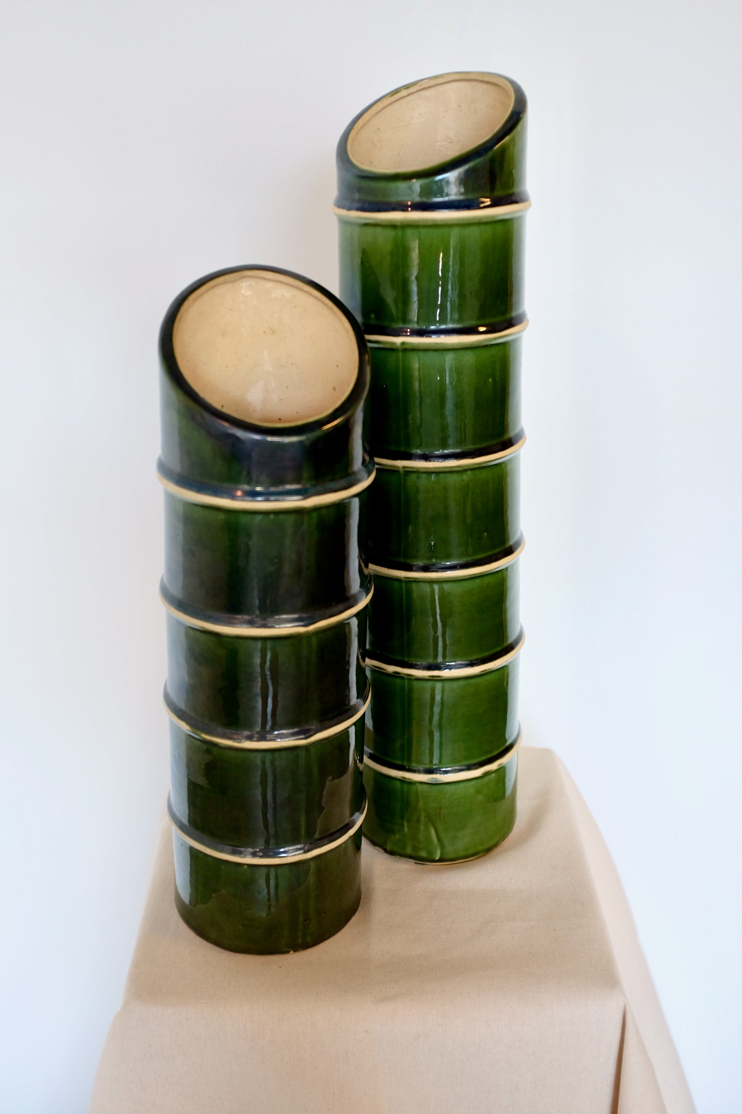 Bamboo Ceramic Vases