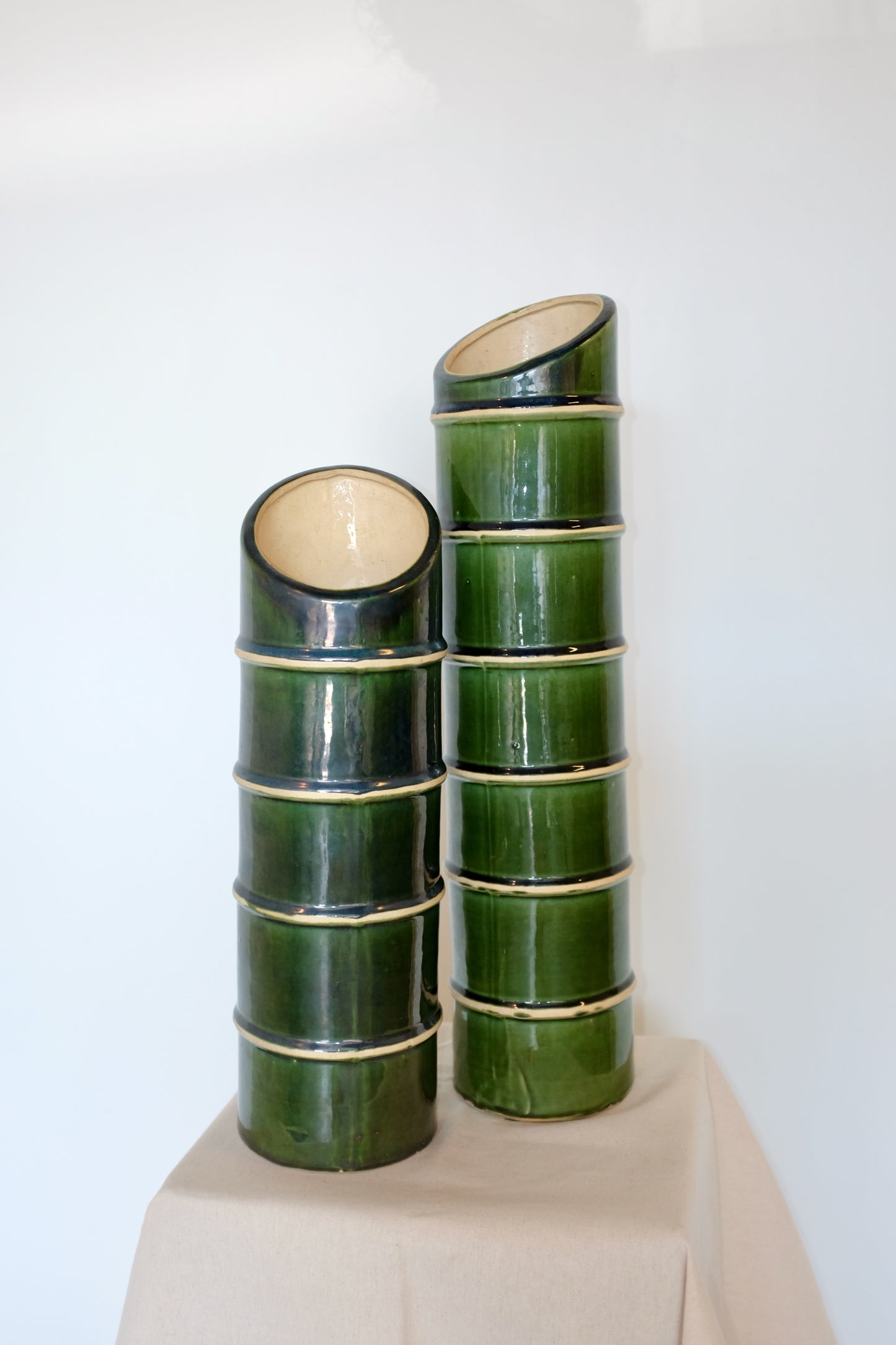 Bamboo Ceramic Vases