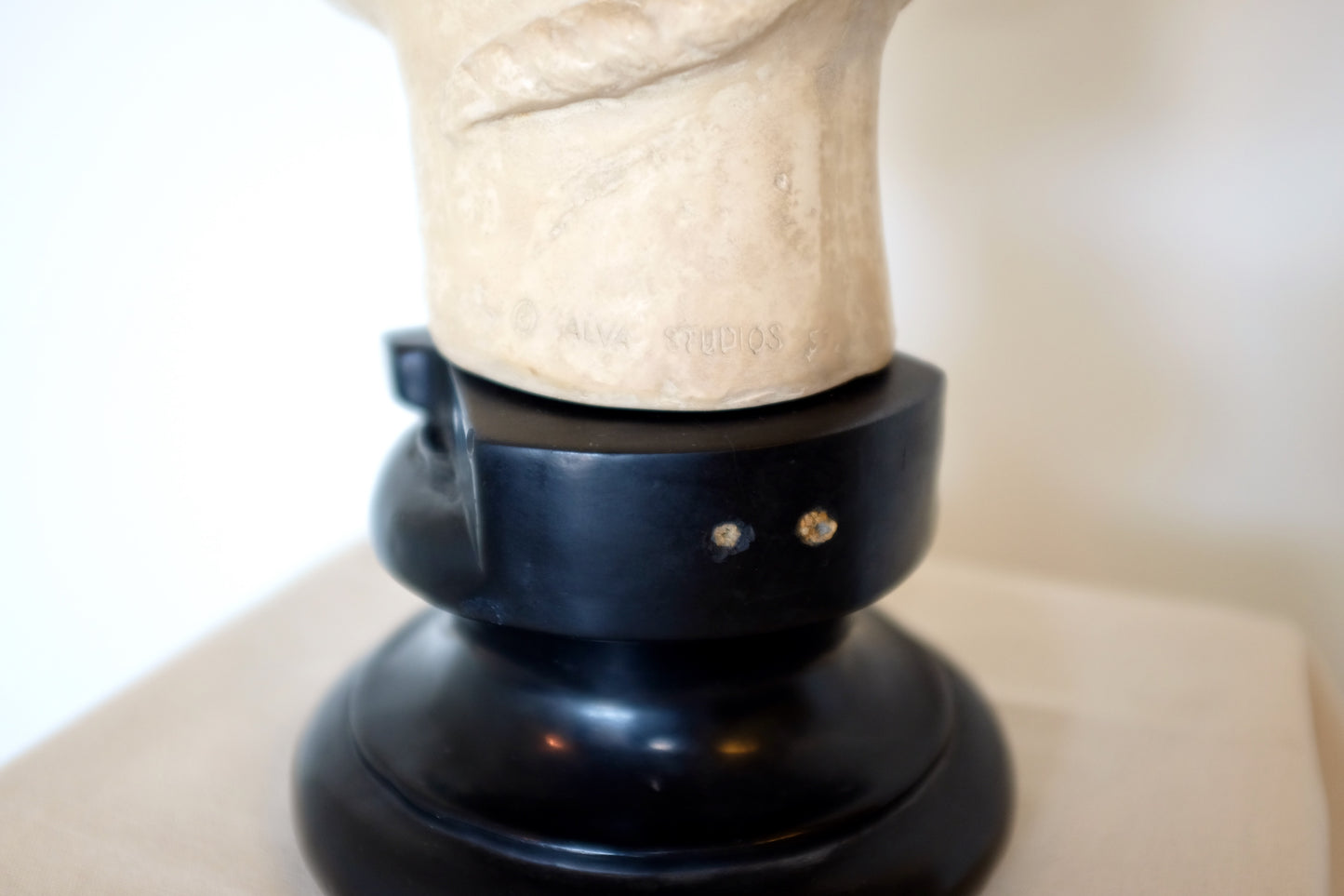 Cleopatra Bust Reproduction, Pressed Marble