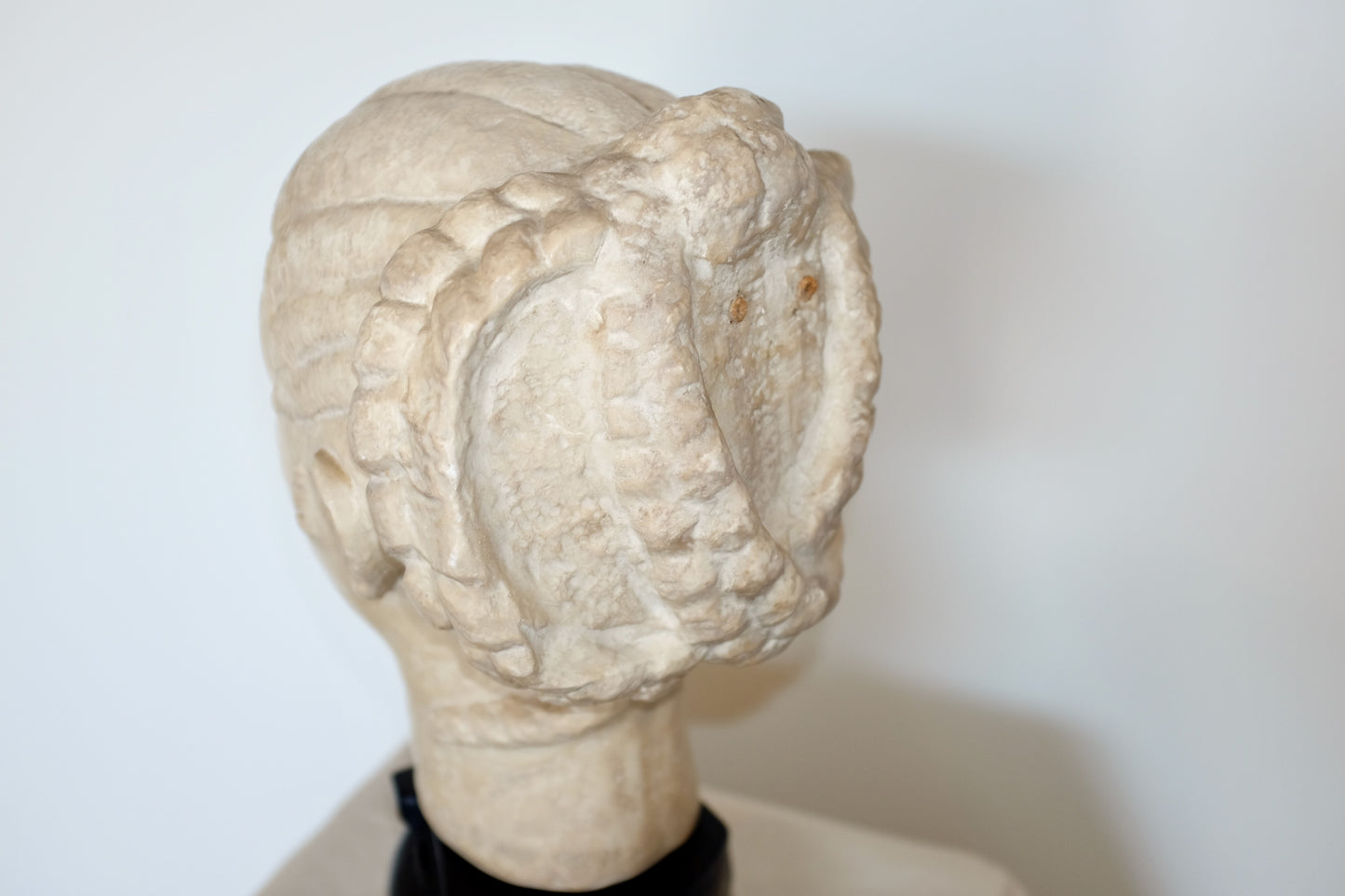 Cleopatra Bust Reproduction, Pressed Marble