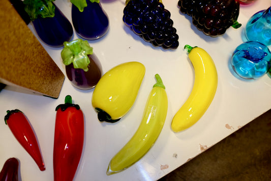 Glass Fruit and Veg