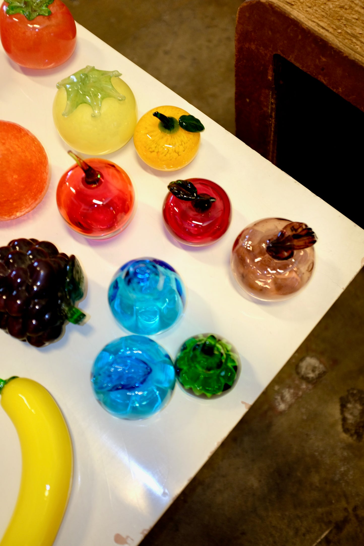 Glass Fruit and Veg