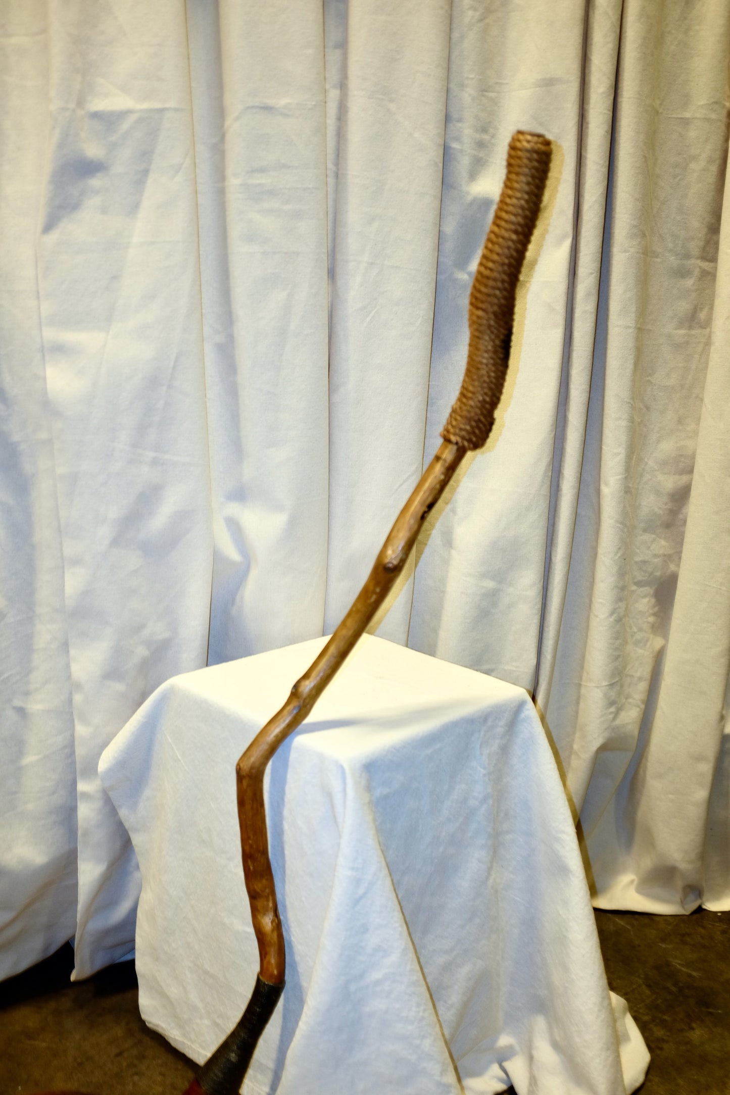 Carved Wood Golf Club Sculpture