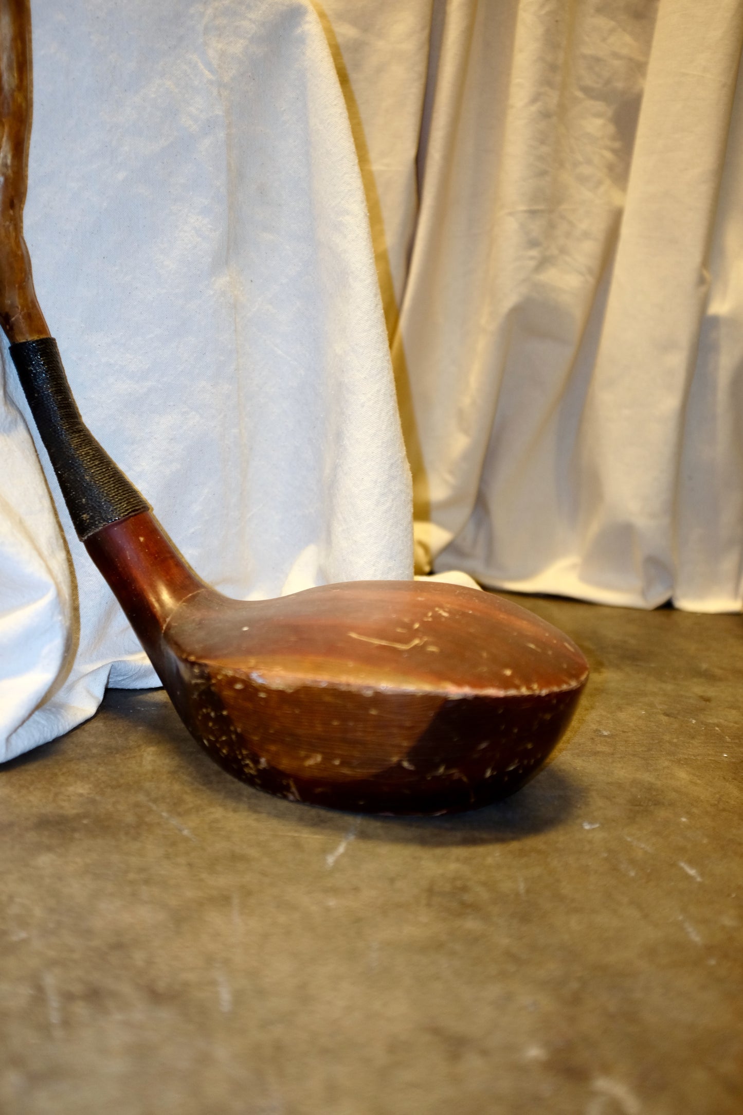 Carved Wood Golf Club Sculpture