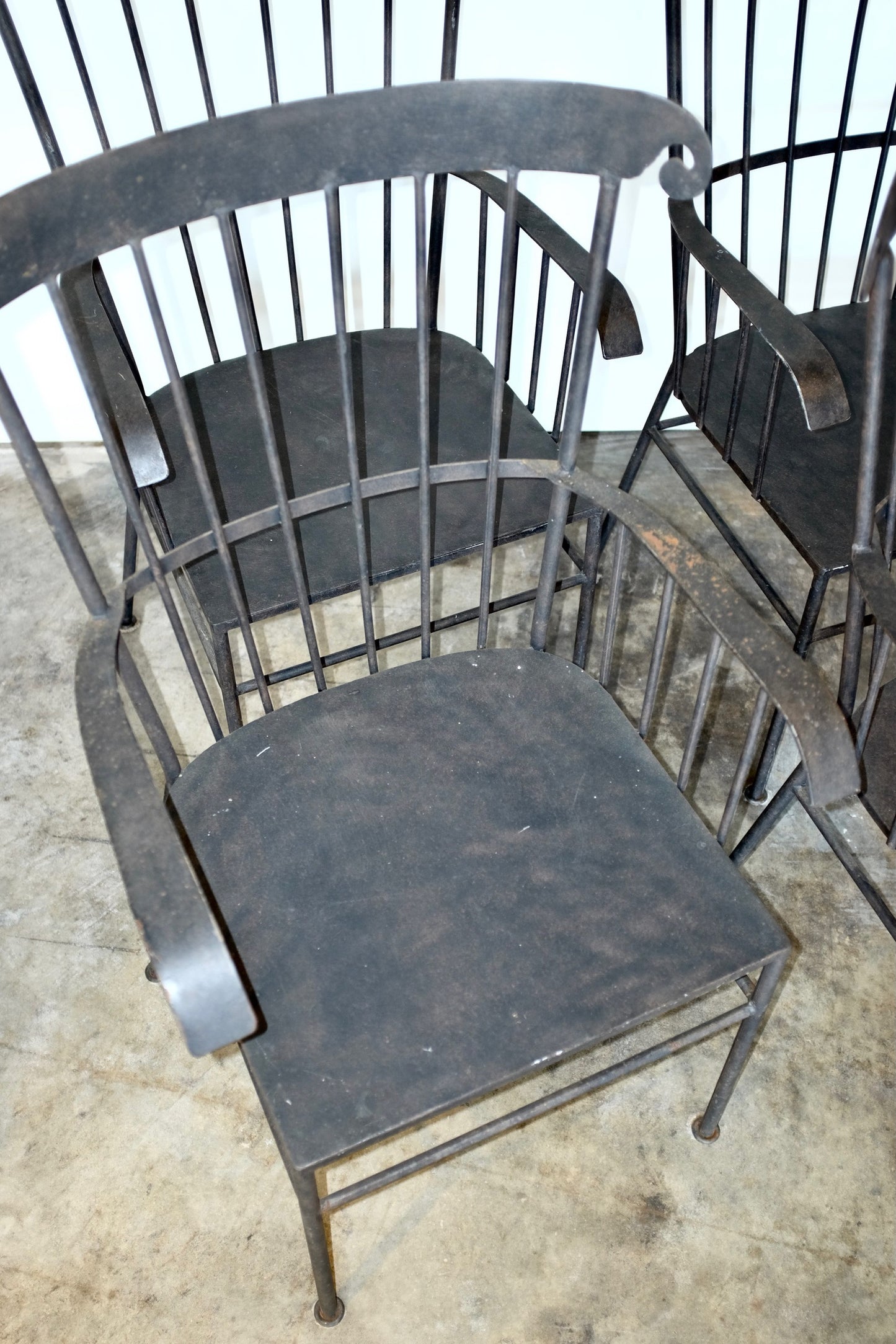 Indoor-Outdoor Metal Windsor Chair, Munder Skiles (8 Available)