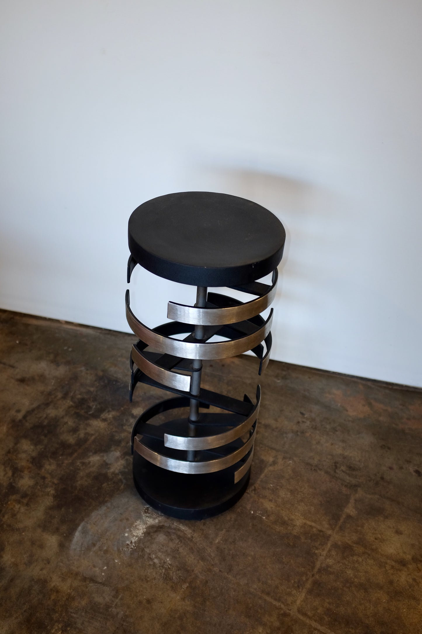 Sculptural Metal Side Table, Kenneth Nelson