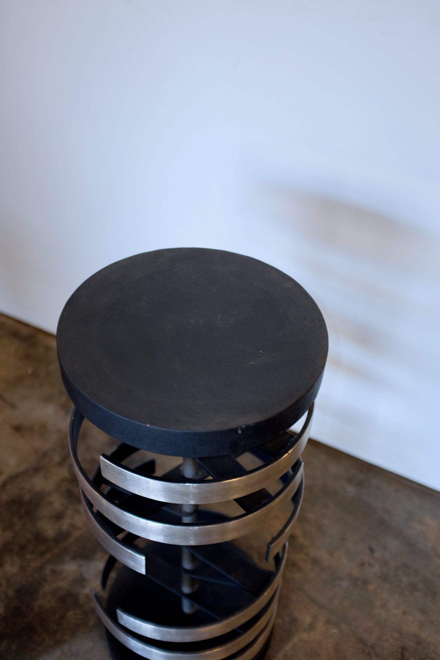 Sculptural Metal Side Table, Kenneth Nelson