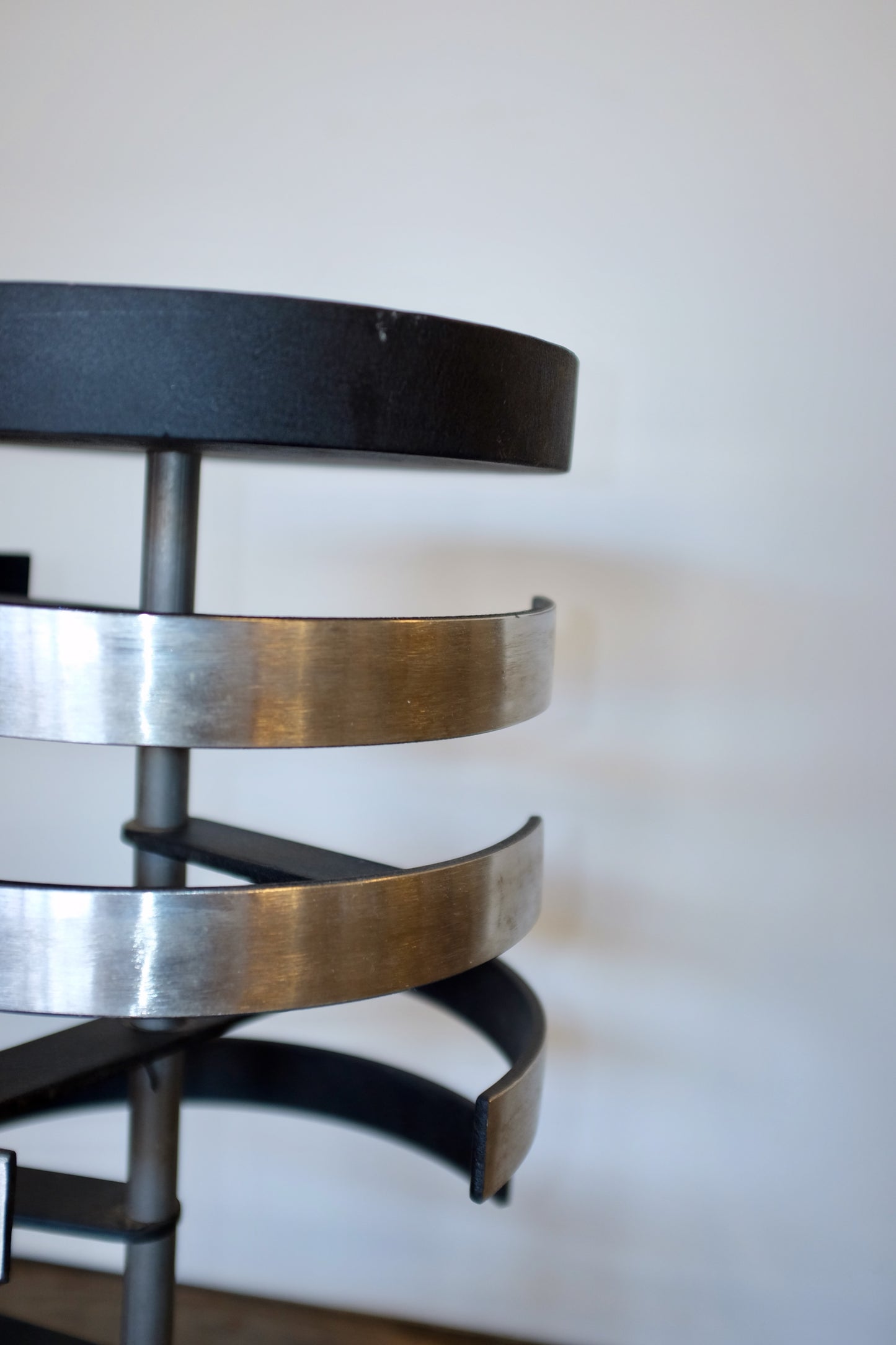 Sculptural Metal Side Table, Kenneth Nelson