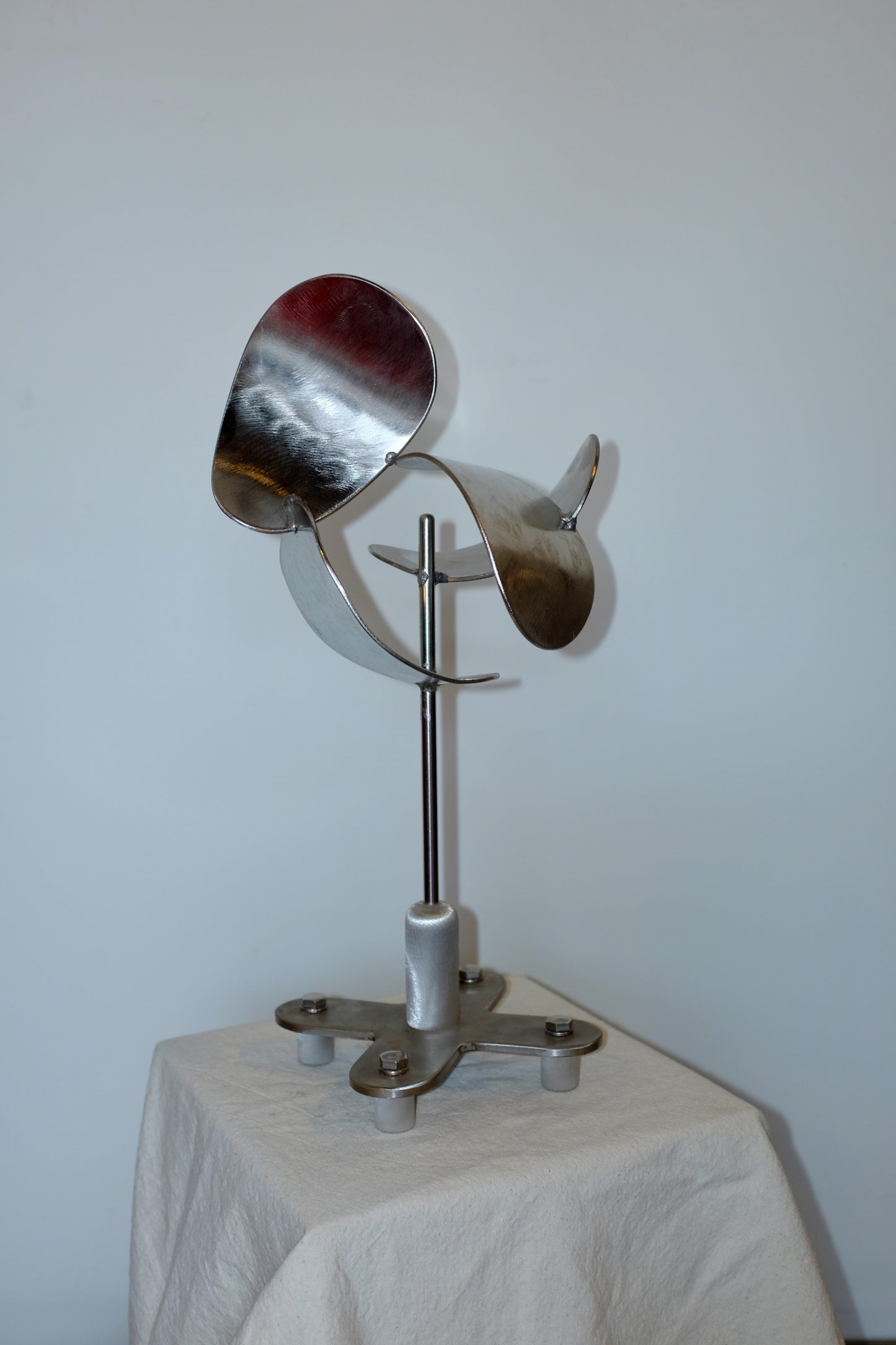 Steel Flower Sculptures, Kenneth Nelson