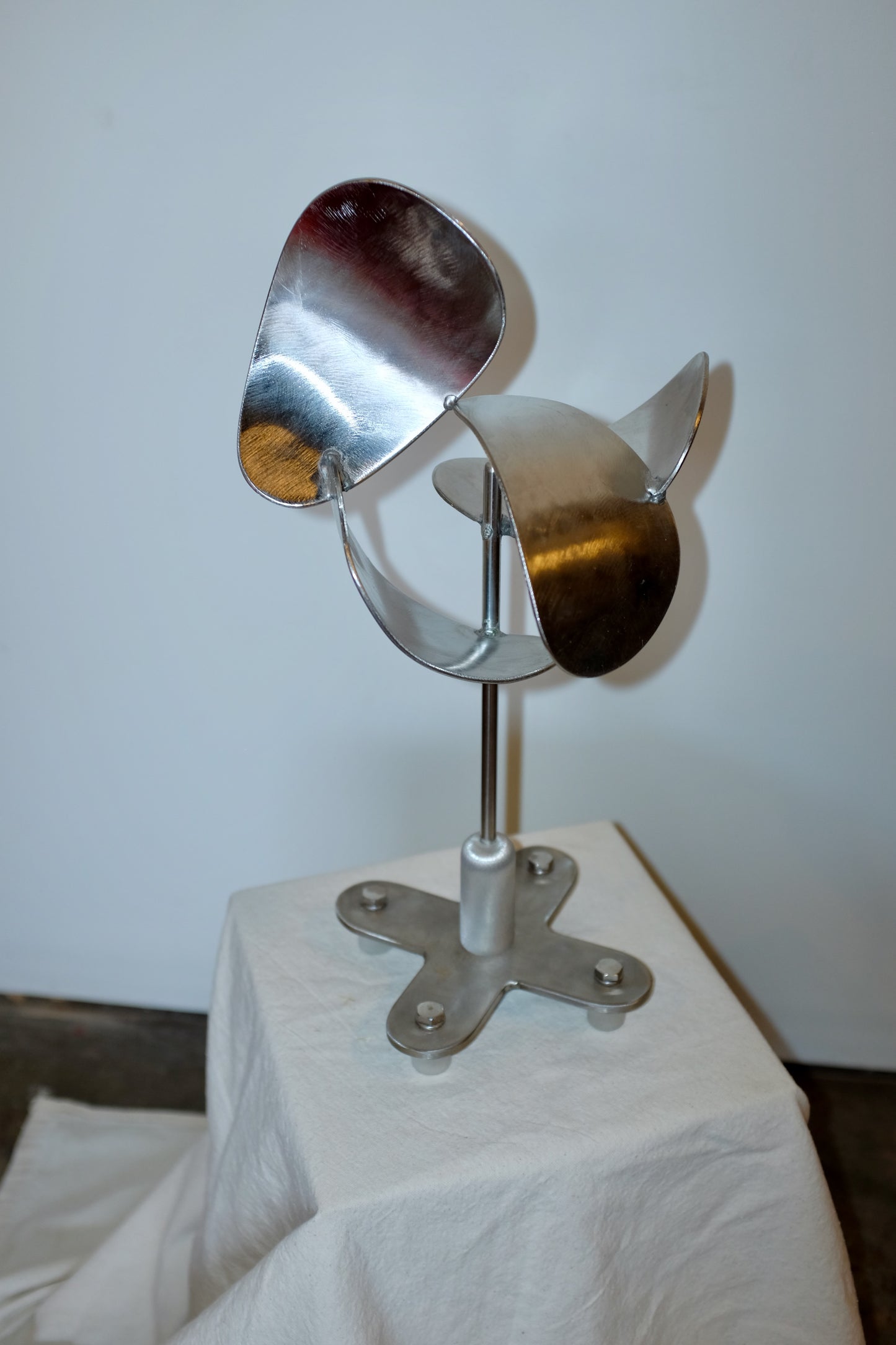 Steel Flower Sculptures, Kenneth Nelson