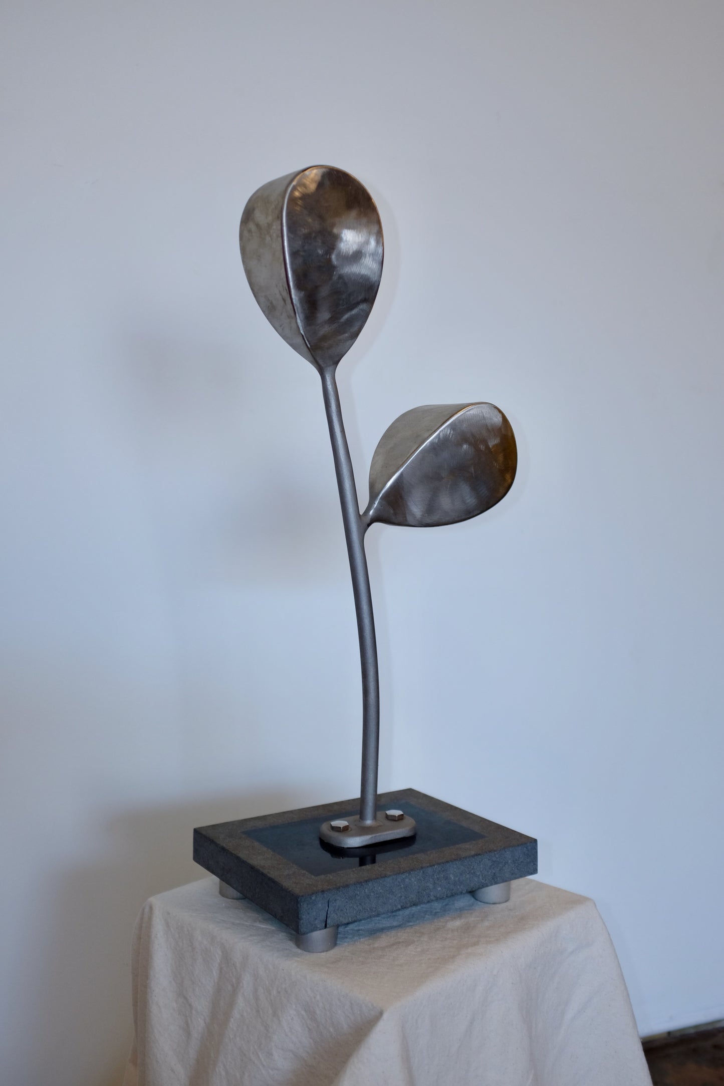 Steel Flower Sculptures, Kenneth Nelson