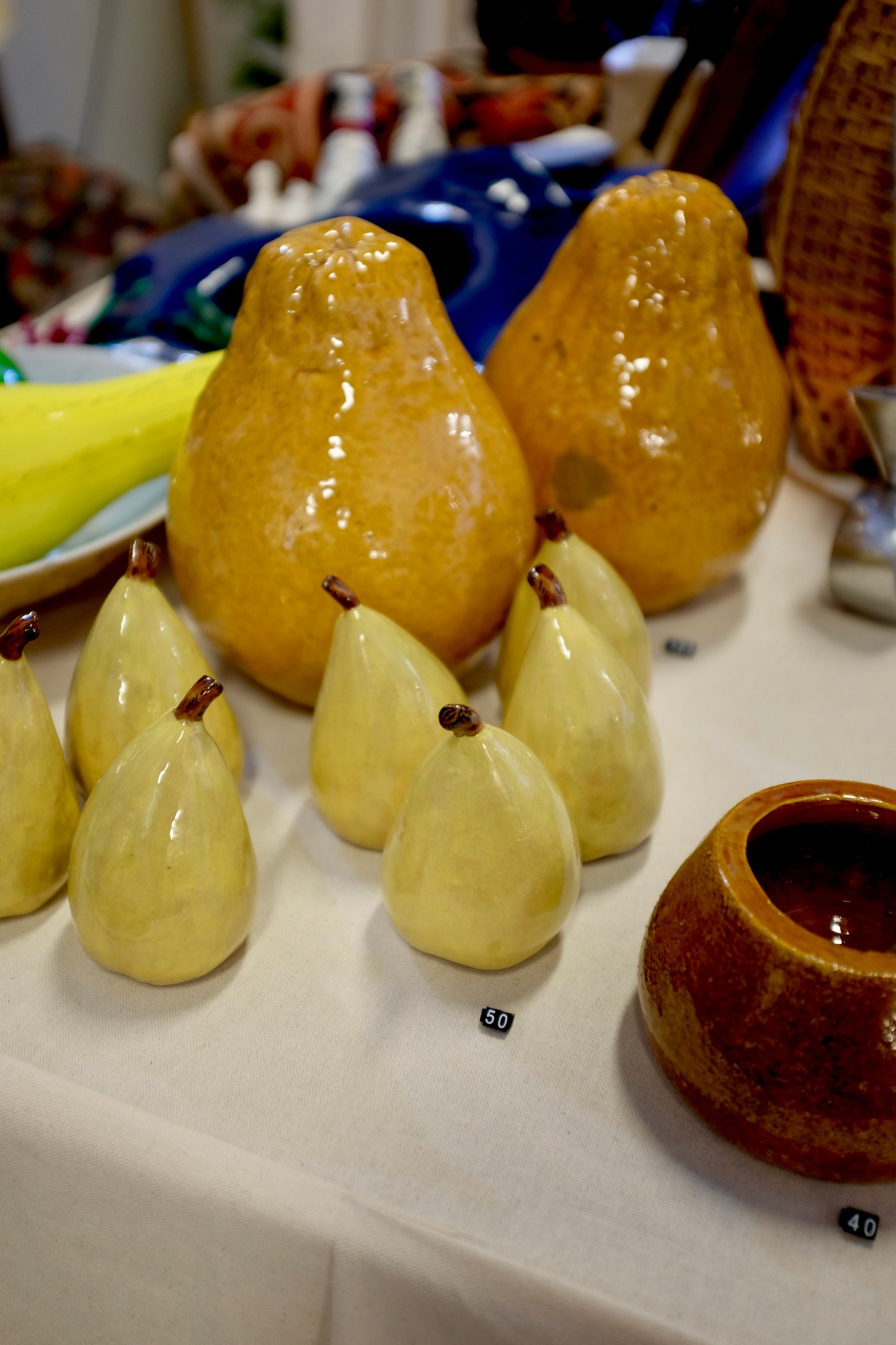 Handmade Ceramic Pears