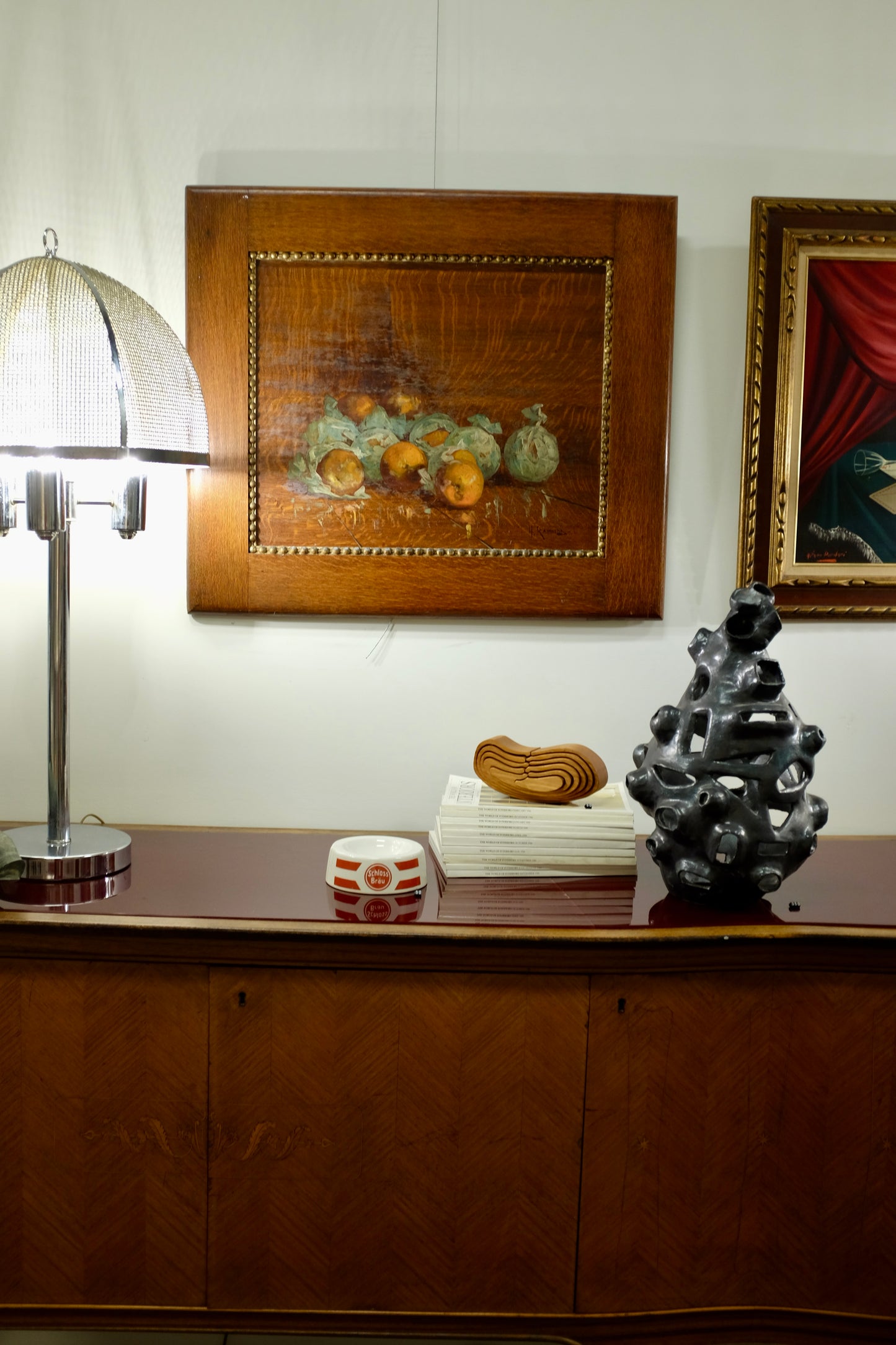 18" Abstract Candle Cover Sculpture, Florence Suerig