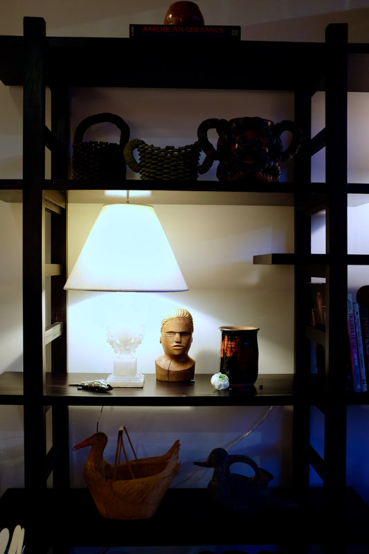 Wood Carved Folk Art Bust