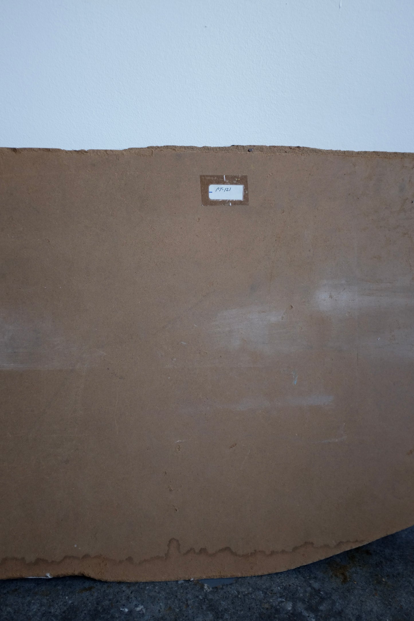 Large Processional Painting on Particle Board, Purvis Young