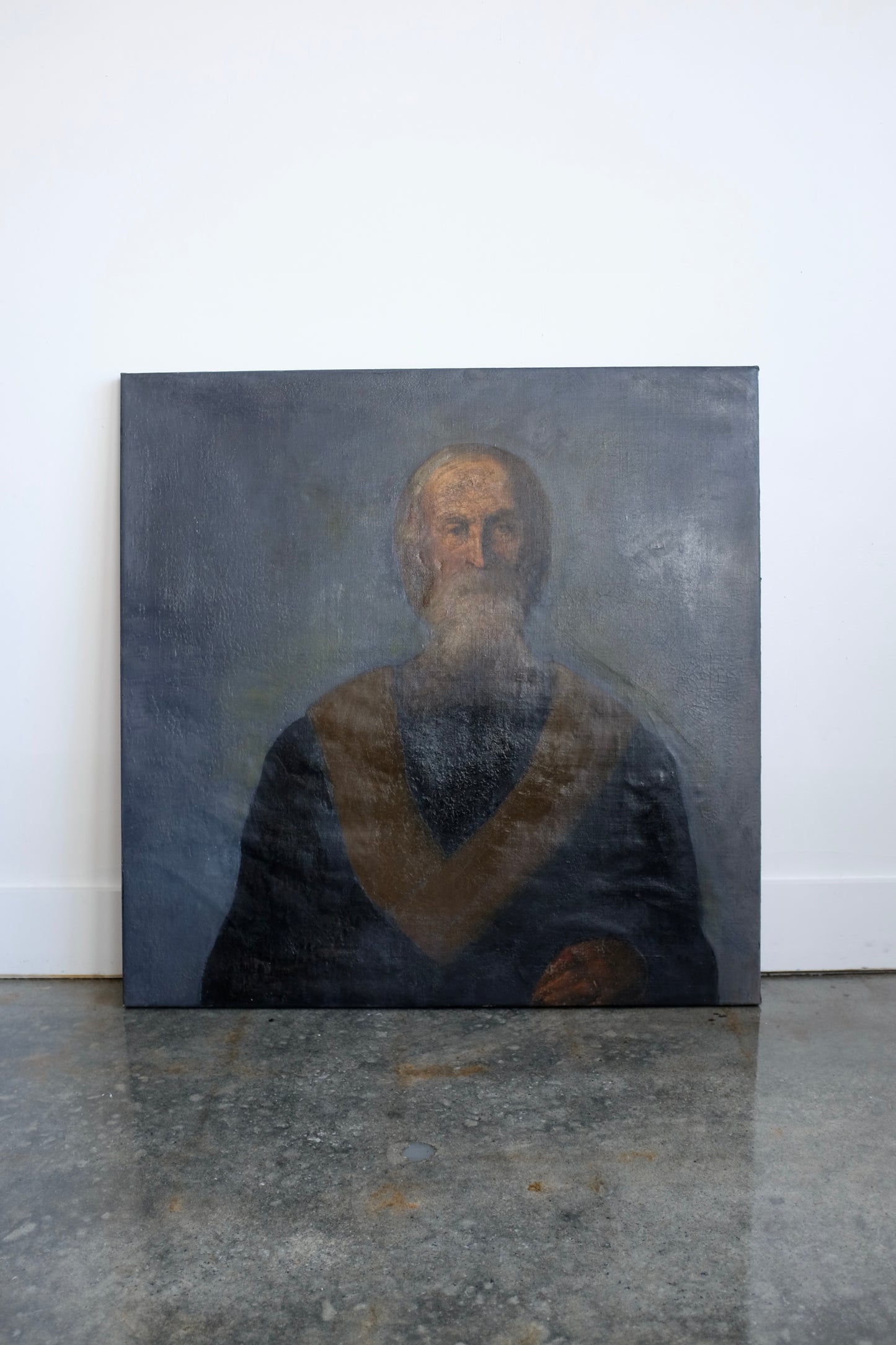 Antique American Portrait of a Scholar