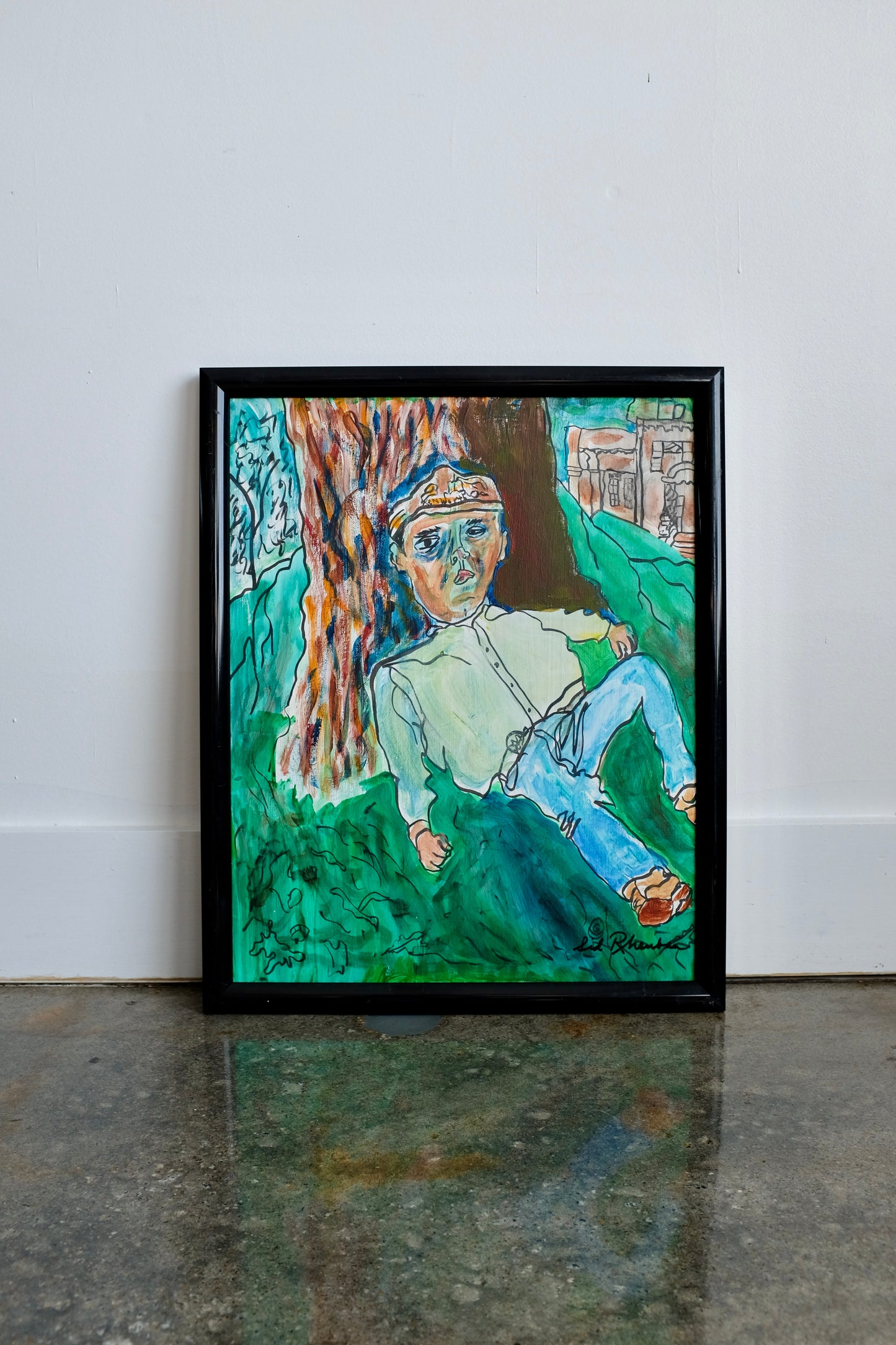 "Day Dreams" Painting, Sid Rheuban